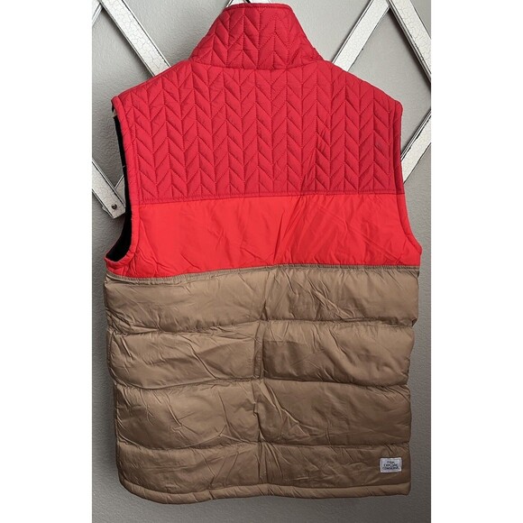 REPYOURWATER Men's L Insulated Vest Red/Tan Fish-Explore-Conserve - Picture 6 of 10